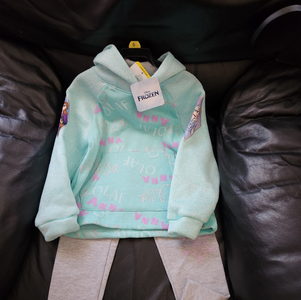 Girls Frozen set size 5t